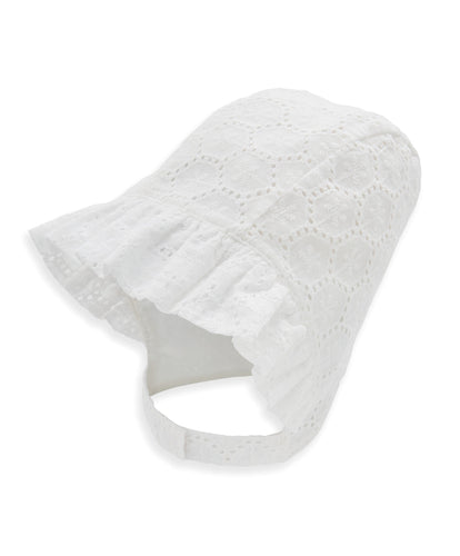 Mamas & Papas Hats & Mitts Broderie Bonnet