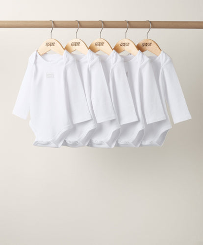 Mamas & Papas Multipacks Long Sleeved Bodysuits (Set of 5)