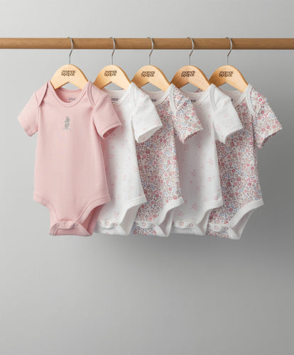 Mamas & Papas Multipacks Oh Darling Girl Bodysuits - 5 Pack