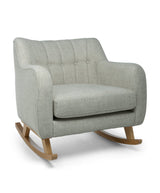 Mamas & Papas Nursing Chairs Hilston Cuddle Chair - Dark Grey Textured Weave & Mid-Oak
