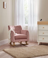 Mamas & Papas Nursing Chairs Hilston Nursing Chair -  Blush Velvet