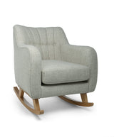 Mamas & Papas Nursing Chairs Hilston Nursing Chair - Dark Grey Textured Weave & Mid Oak