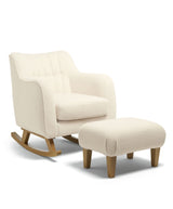 Mamas & Papas Nursing Chairs Hilston Nursing Chair & Footstool - Off White Boucle