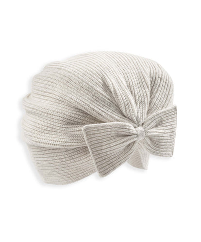 Mamas & Papas Other Clothing & Accessories Knitted Cream Hat with Bow