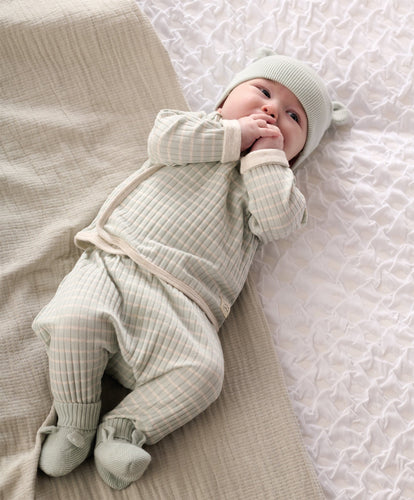 Mamas & Papas Outfits & Sets Stripe Ribbed Set - 2 Piece Set
