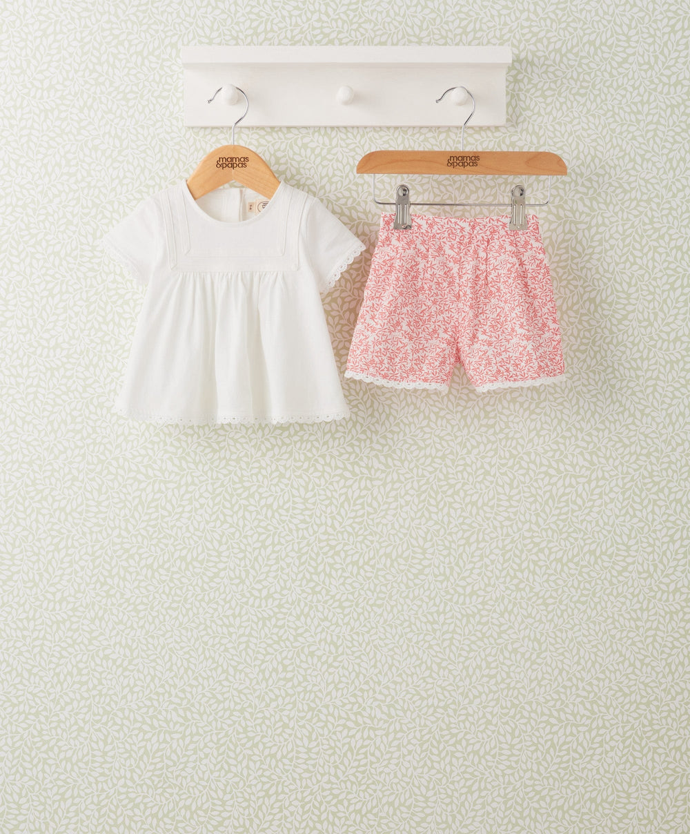 Mamas & Papas Outfits & Sets Tee and Short Set - 2 Piece Set
