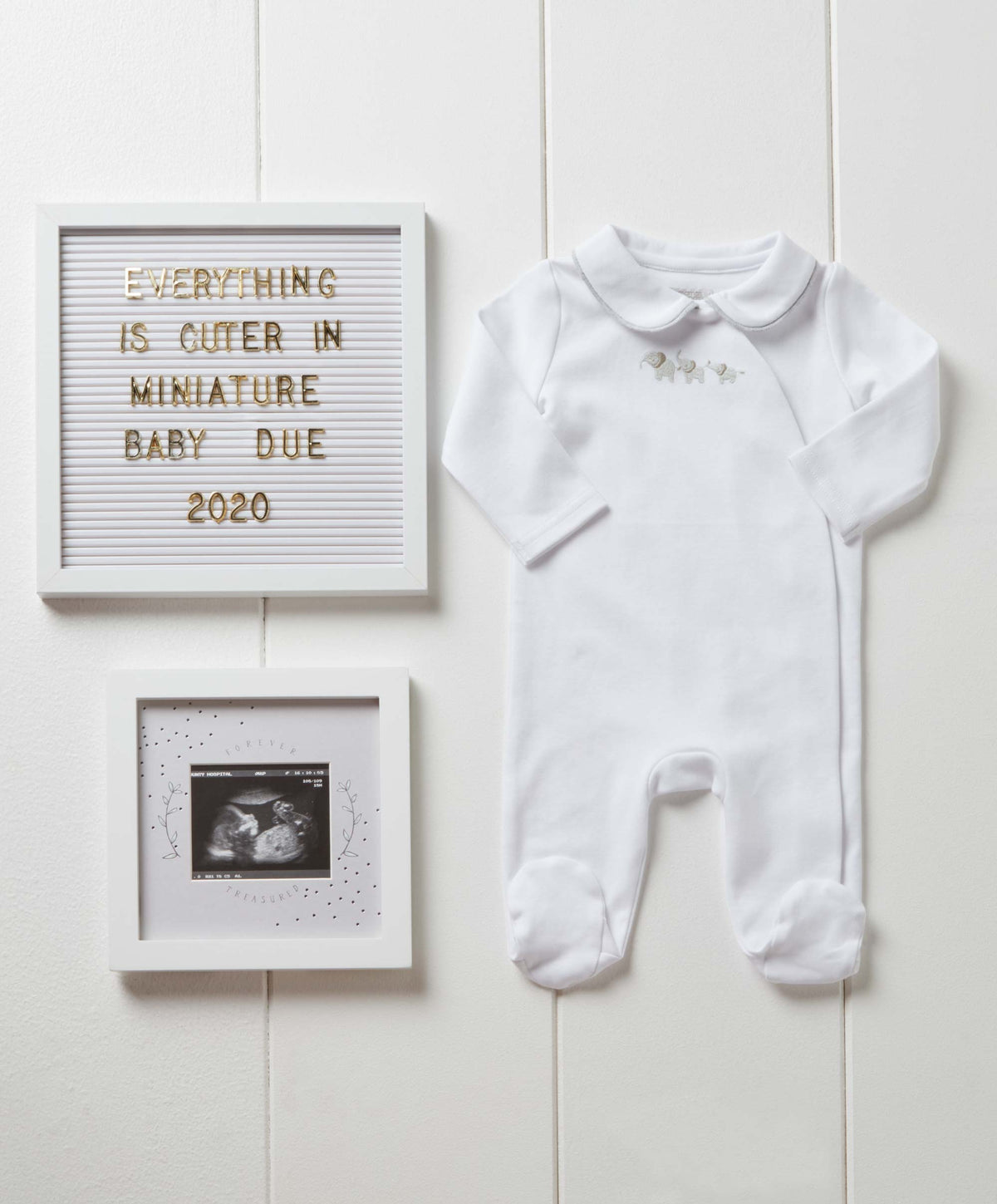 Baby Scan Photo Frame White Toys & Gifts Mamas & Papas IE