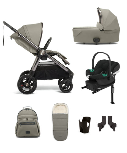 Mamas & Papas Pushchairs Ocarro 7 Piece Complete Bundle with Aton B2 Car Seat and Base in Everest
