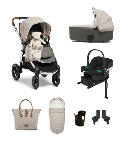 Mamas & Papas Pushchairs Ocarro 8 Piece Complete Bundle With Aton B2 Car Seat and Base in Heritage