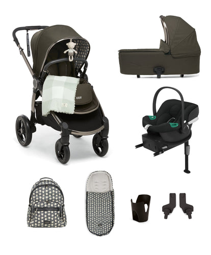 Mamas & Papas Pushchairs Ocarro X Laura Ashley Complete 10 Piece Bundle With Aton B2 Car Seat and Base