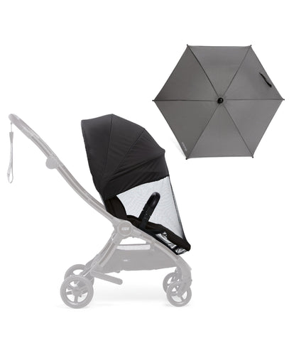 Mamas & Papas Pushchairs Universal Parasol & Airo Sunshield and Insect Net - Grey