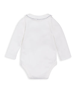 Mamas & Papas Sets Navy Velour Dungarees & Bodysuit