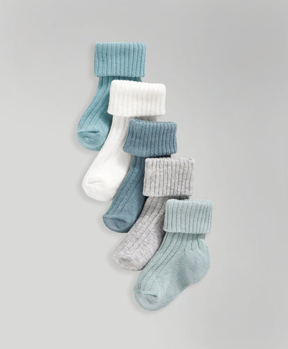 Mamas & Papas Socks & Tights Ribbed Socks - 5 Pack