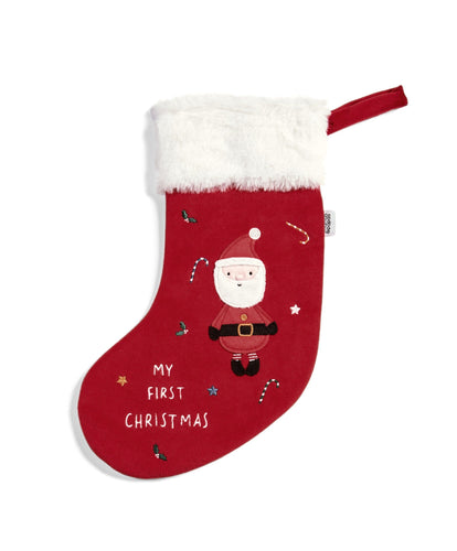 Mamas & Papas Stockings Christmas Stocking Small - Santa 2020 - Red/White