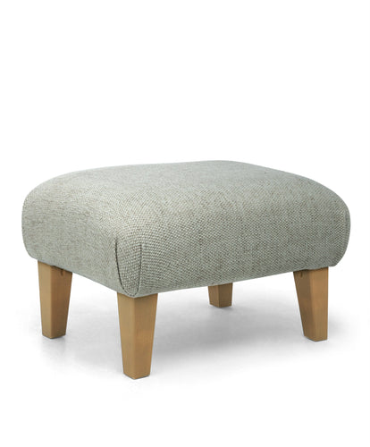 Mamas & Papas Stools Hilston/Bowden Stool - Dark Grey Textured Weave & Mid-Oak