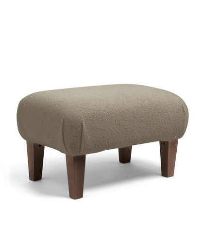 Mamas & Papas Stools Honley Stool - Dark Grey Textured Weave & Dark Wood