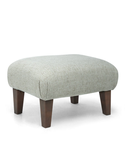 Mamas & Papas Stools Honley Stool - Dark Grey Textured Weave & Dark Wood