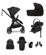 Mamas & Papas Strada 7 Piece Complete Bundle with Aton B2 Car Seat and Base jn Black Diamond