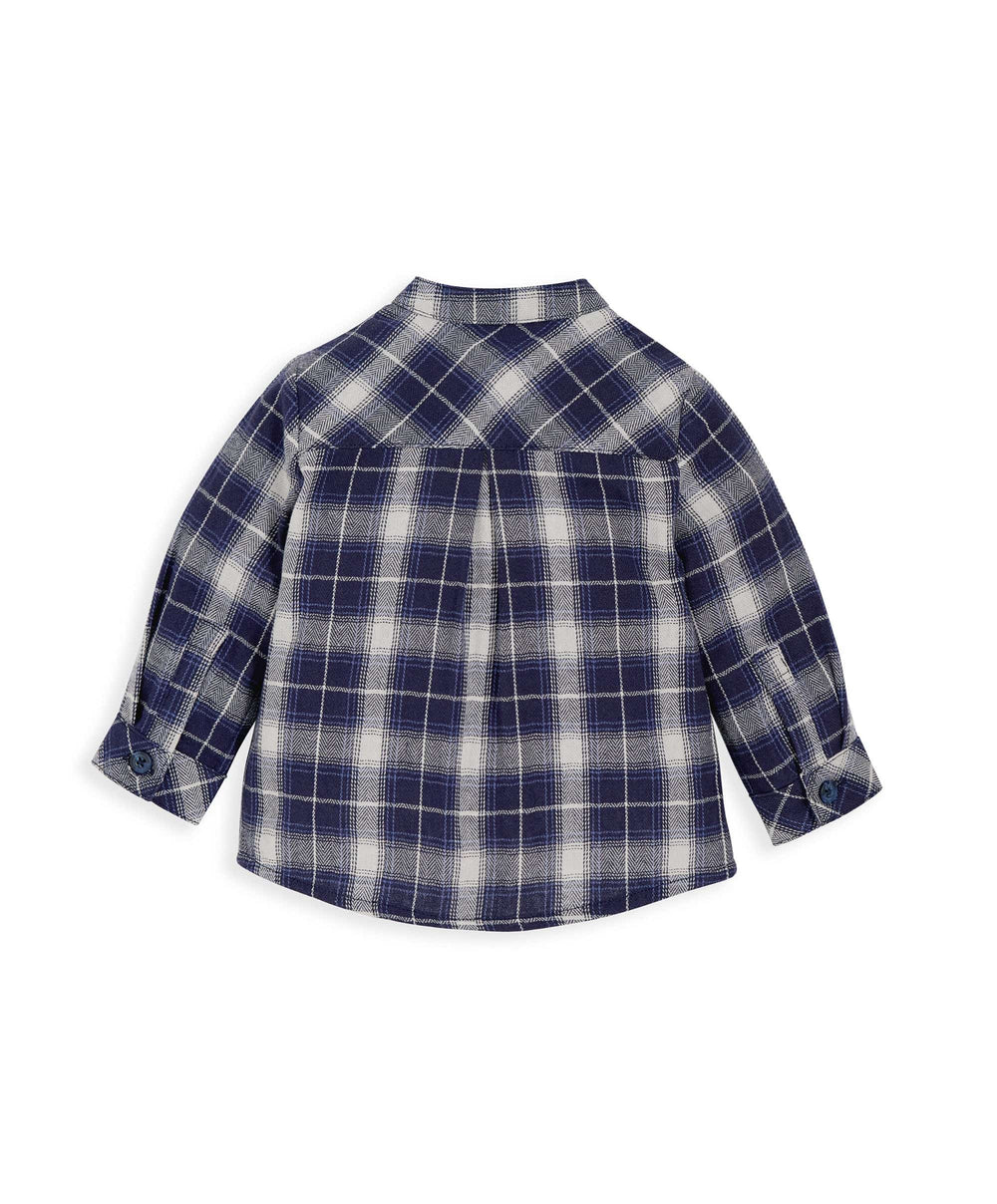 Mamas &amp; Papas Tops Navy Check Shirt