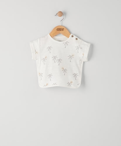 Mamas & Papas Tops & Shirts Palm Tree Boxy T-Shirt