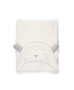 Mamas & Papas Towelling Hooded Towel - Lamb