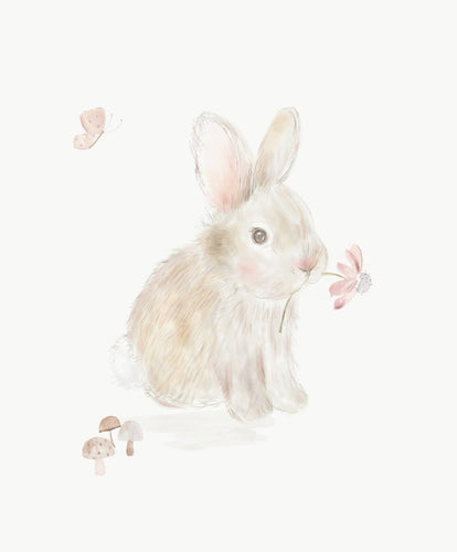 Mamas & Papas Wall Art & Wallpaper Welcome to the World Bunny Picture