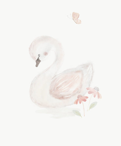 Mamas & Papas Wall Art & Wallpaper Welcome to the World Swan Picture