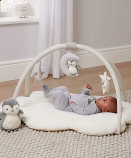 Mamas & Papas Wish Upon a Cloud Playmat Bundle with Tummy Time Roll, Sit & Play
