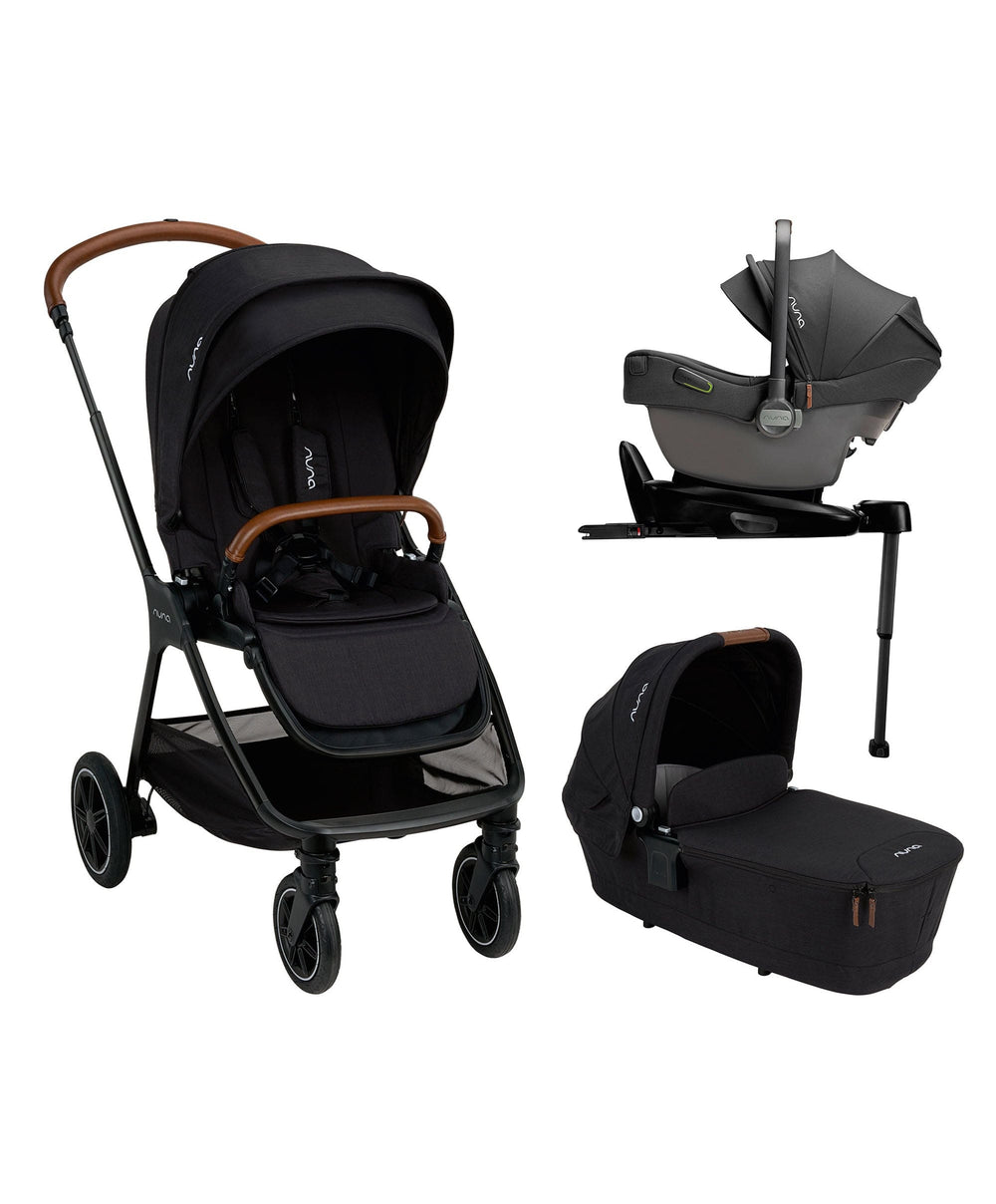 Nuna Pushchairs Nuna TRIV Next Pushchair 4 Piece Bundle inc. PIPA Next Car Seat - Caviar