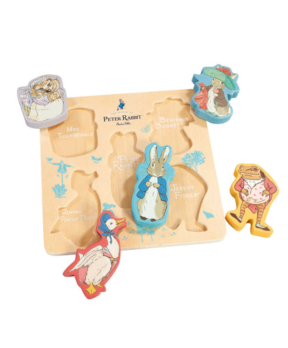 Rainbow Designs Activity Toys Peter Rabbit Wooden Shape Puzzle