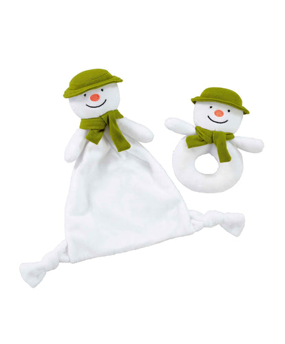 Rainbow Designs Rainbow Designs The Snowman Comforter & Rattle Gift Set