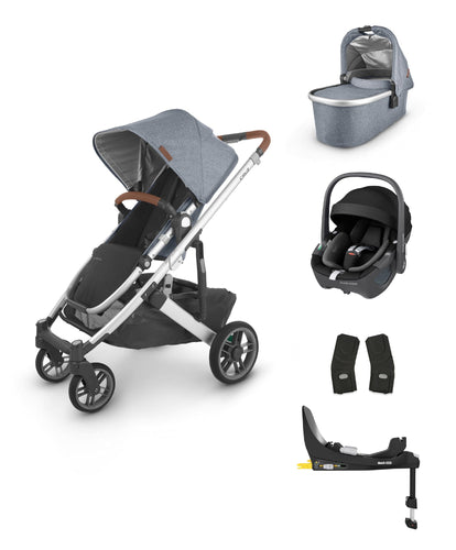 Uppababy Buggies IRL Cruz V2 Gregory & Pebble 360 4pc Bundle