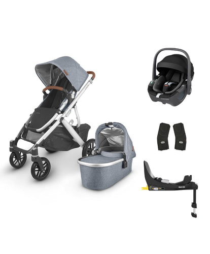 Uppababy Buggies IRL Vista V2 Gregory & Pebble 360 4pc Bundle